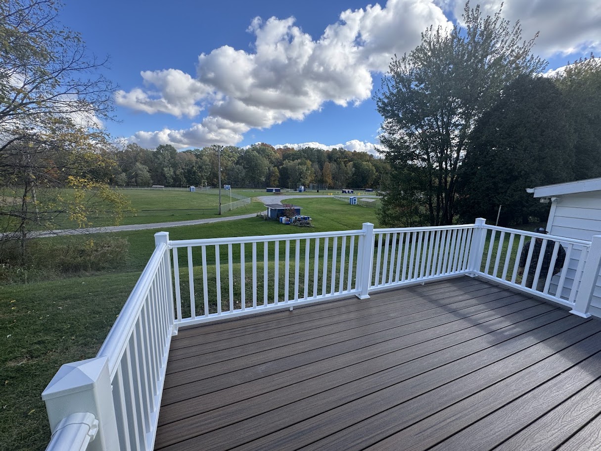 Deck project completed by our in-house remodeling team in Ashtabula County